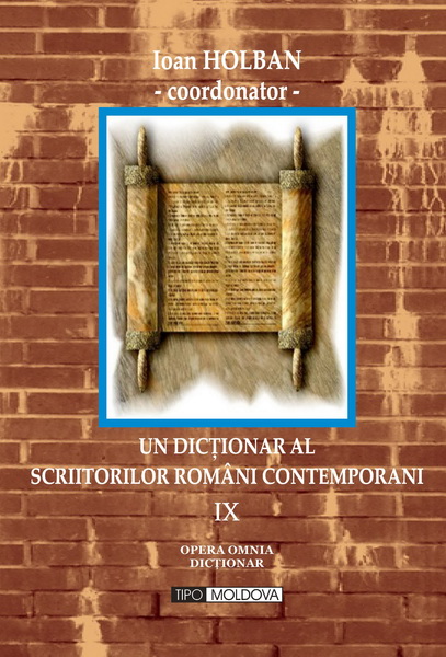 coperta carte un dictionar al scriitorilor romani contemporani, ... de coord: ioan holban